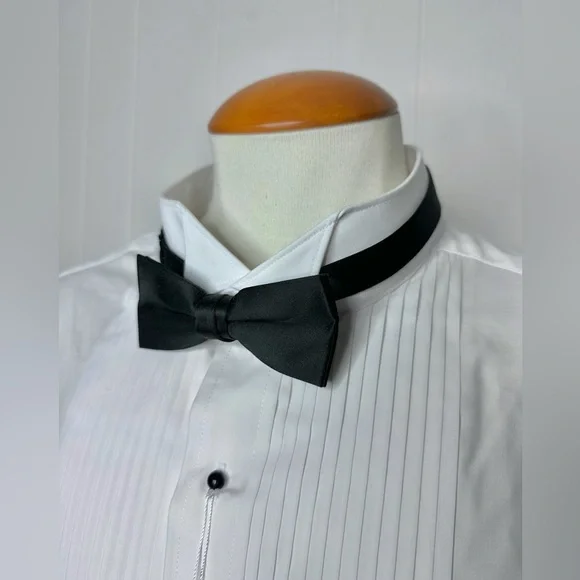 NWT Neil Allyn Tuxedo Shirt w/ Bow Tie - Picture 5 of 10